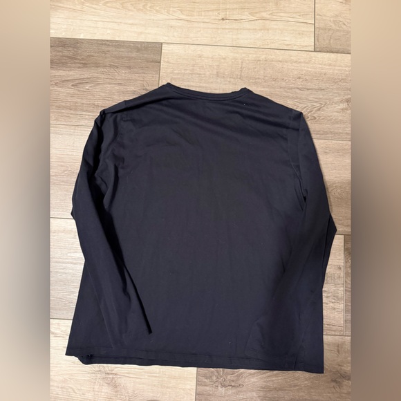 Lands' End Relaxed Fit Tees - Bold Red, Classic Blue, Sleek Black.  Set of three - Picture 7 of 9